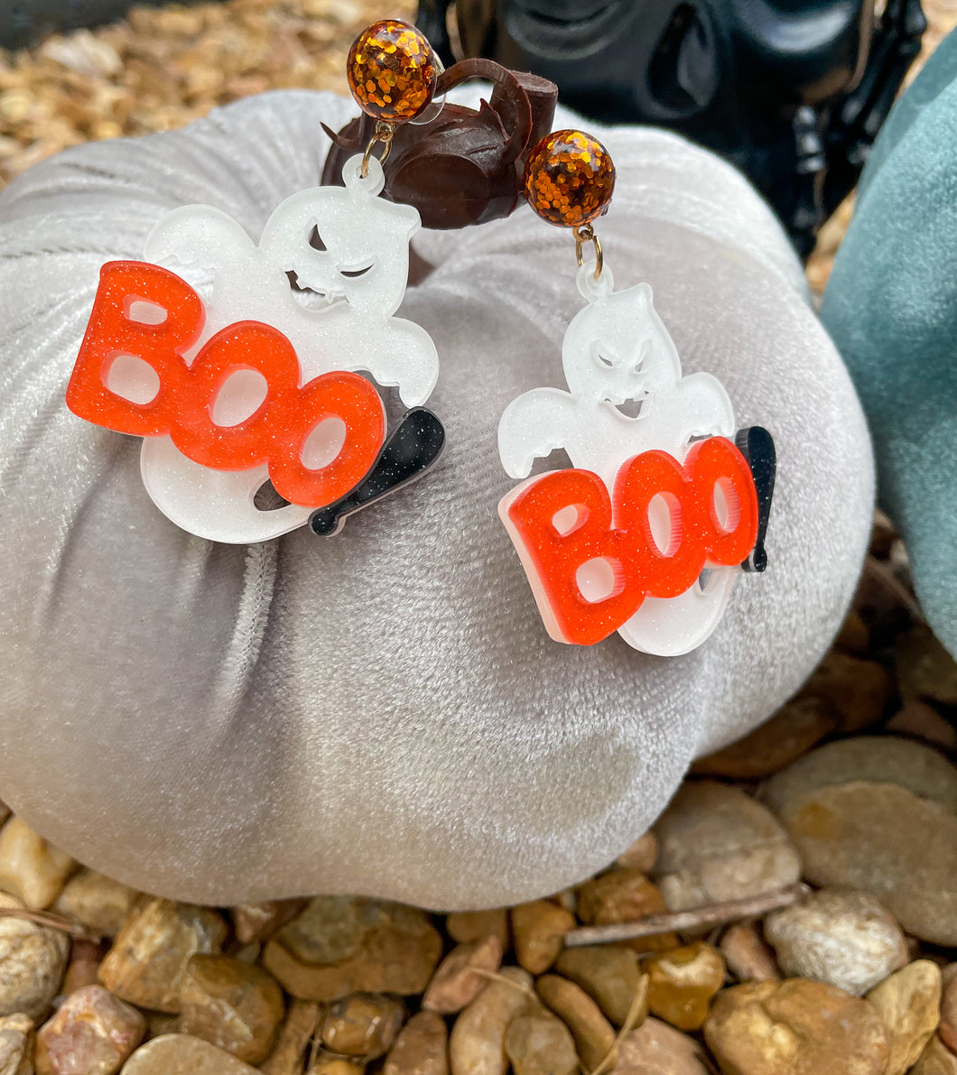 BOO! Ghost Earrings